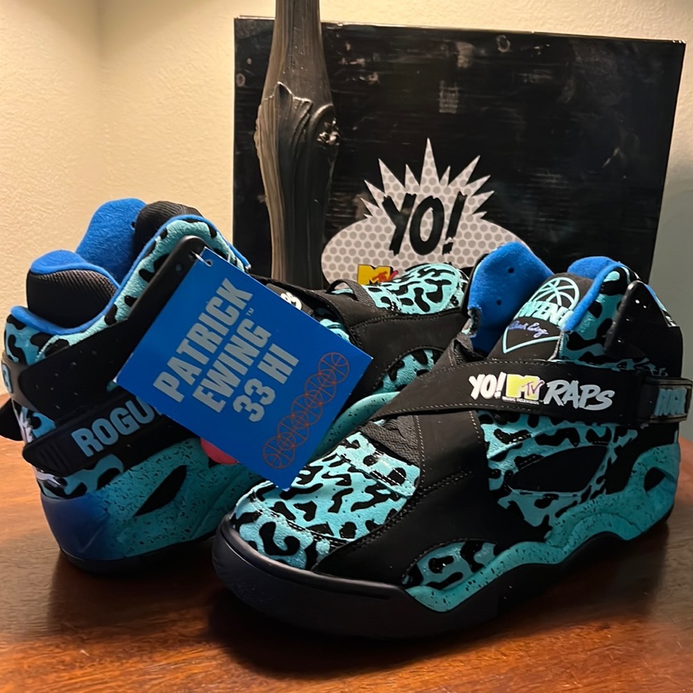 New Patrick Ewing #33 Yo Raps MTV Basketball shoes size 11.5